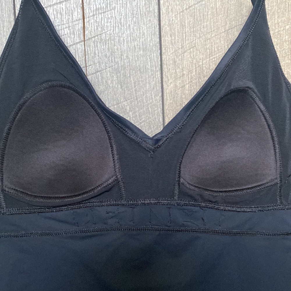 St. John’s Bay Women’s Tankini Studded Halter Swim Top. Black. Size 12. - Picture 6 of 7